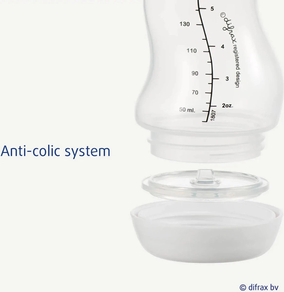 Difrax - S-Fles Natural - Babyfles Blauw- 0+ Maanden - 170ml 11 Difrax - S-Fles Natural - Babyfles Blauw- 0+ Maanden - 170ml - Afbeelding 11