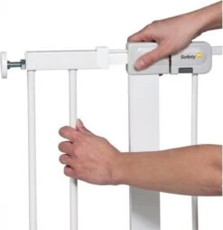 Safety 1st Auto Close Traphekje - 73 T/m 80 Cm - Uitbreidbaar - Klembevestiging - Metal White -Pasgeborenen En Jonge Kinderen 1166x1200 14