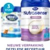 Hero Nutrasense SensiSoft Zuigelingenvoeding 1 - Flesvoeding Van 0 Tot 6 Maanden - 3 X 800 Gram - Met Melkvet - Palmolie Vrij