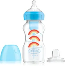 Dr. Brown's Options+ Anti-colic Transition Bottle - Bottle To Sippy Starterkit BH - 270 Ml - Blauw -Pasgeborenen En Jonge Kinderen 1172x1200 6