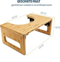 BUDDLEY® Toiletkrukje Bamboe - Luxe WC Krukje - Toilet Squatty Hout - Potty Toilet Krukje Peuter - Opstapkrukje - Opstapje Voor Kinderen - WC Krukje Volwassenen Bamboo - WC Krukje Voor De Juiste Houding -Pasgeborenen En Jonge Kinderen 1172x1200 9