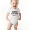 Merkloos Romper - Miljonair In Opleiding (knuffels € 5,-) - Maat: 80 - Korte Mouwen - Kleur: Wit - 1 Stuks - Rompertje - Rompers - Rompertjes - Baby Born - Zwangerschap Aankondiging - Zwanger - Zwangerschap - Zwangerschap Cadeau - Kraamcadeau - Kraamcadeaus