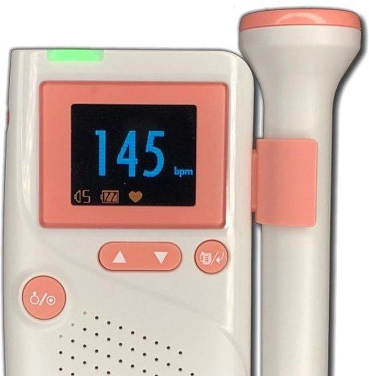 Luxe Doppler Digitaal 2-in-1 Met LCD Kleurenscherm - Hartslag Met Grafiek Weergave - Gratis Grote Tube Gel 4 Luxe Doppler Digitaal 2-in-1 Met LCD Kleurenscherm - Hartslag Met Grafiek Weergave - Gratis Grote Tube Gel - Afbeelding 4