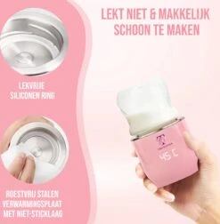 Trendosa Flessenwarmer Set - Draagbare Baby Flessenwarmer Voor Onderweg- Incl Speendoosje - Roze -Pasgeborenen En Jonge Kinderen 1178x1200