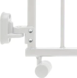 Traphek Op Wieltjes H:80 Br:84 Tot130cm Wit "een Inschuifbaar Traphekje Dat Rolt Op Wieltjes " -Pasgeborenen En Jonge Kinderen 1179x1200 8