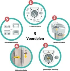 Rudolphy - Oprolbaar Traphekje - 3 Type Posities - Luxe Aluminium - Rosé Wit 13 Rudolphy - Oprolbaar Traphekje - 3 Type Posities - Luxe Aluminium - Rosé Wit -Pasgeborenen En Jonge Kinderen 1184x1200 15