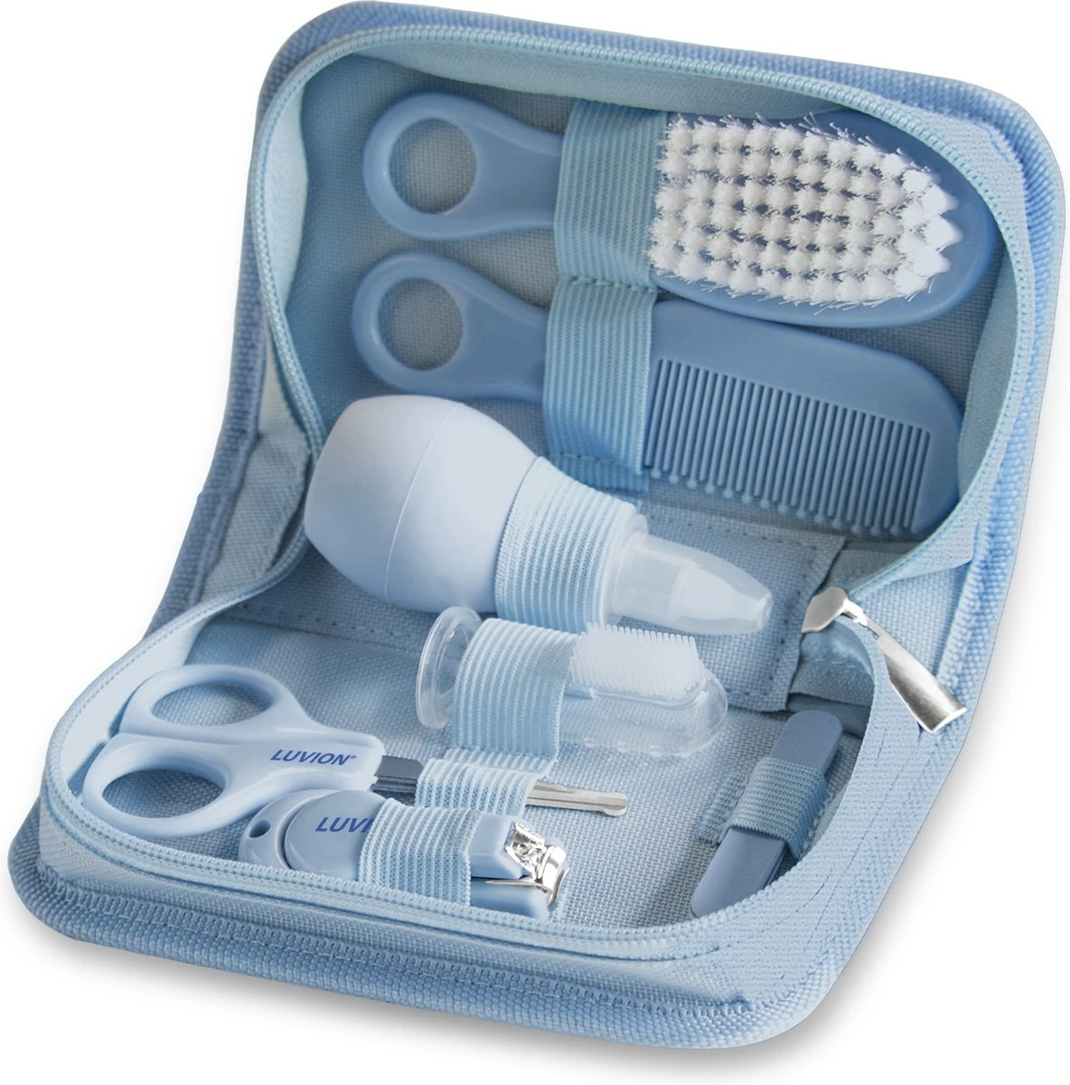 Luvion Baby Verzorgingsset - Uitgebreide 9 Delige Baby Care Set - Baby Verzorgingsproducten - Manicure Set - Nagelset - Newborn Care Set 2 Luvion Baby Verzorgingsset - Uitgebreide 9 Delige Baby Care Set - Baby Verzorgingsproducten - Manicure Set - Nagelset - Newborn Care Set - Afbeelding 2