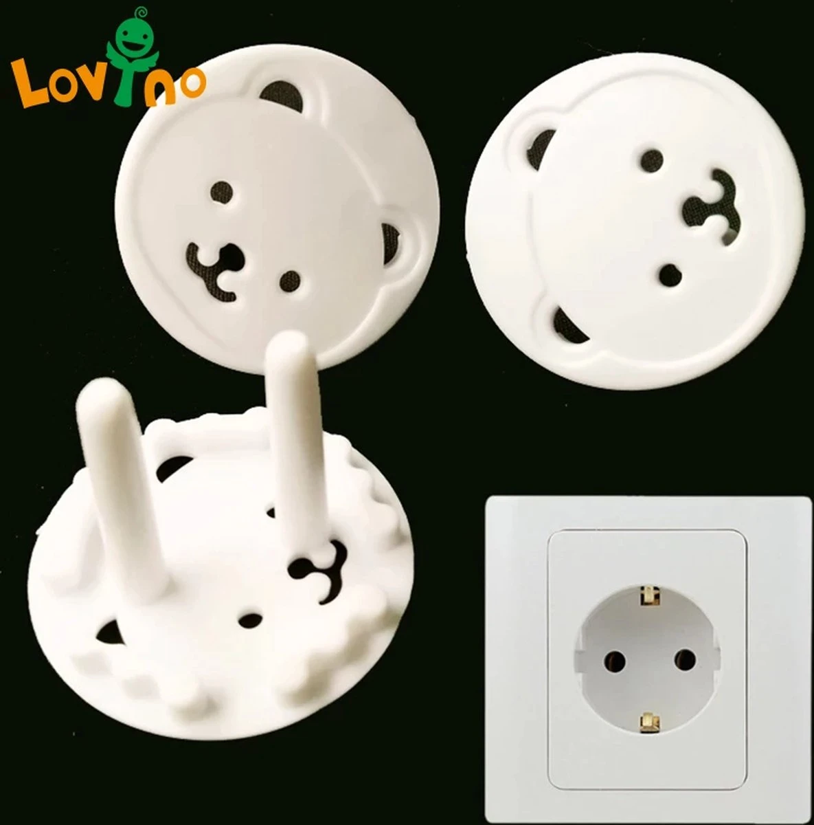 Merkloos Fastsurfe - 10 Stuks Baby Veiligheid Stopcontact - Plug Bescherming - Beveiliging - Twee Fase -Safe Lock Cover - Kids Sockets Cover Stekkers 1 Merkloos Fastsurfe - 10 Stuks Baby Veiligheid Stopcontact - Plug Bescherming - Beveiliging - Twee Fase -Safe Lock Cover - Kids Sockets Cover Stekkers