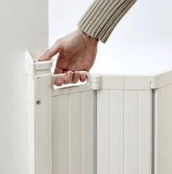 BabyDan Traphekje Deurhekje Harmonica Guard Me Creme 64.5 Tot 89 Cm -Pasgeborenen En Jonge Kinderen 1185x1200 13