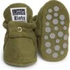Little Riots - Babyslofjes - Antislip - Fleece Stepper - Olijf Groen - Slofjes Voor Je Baby, Dreumes En Peuter Voor Jongens En Meisjes - 12-18 Maanden (13cm) - Schoenmaat 20-21