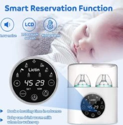 Merkloos Lictin Flessensterilisator En Flessenwarmer 8 Merkloos Lictin Flessensterilisator En Flessenwarmer -Pasgeborenen En Jonge Kinderen 1187x1200