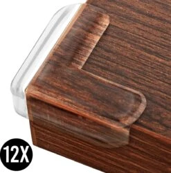 Merkloos Hoekbeschermers 12 Stuks Tafel Hoekbeschermer Baby - Transparant L Vorm
