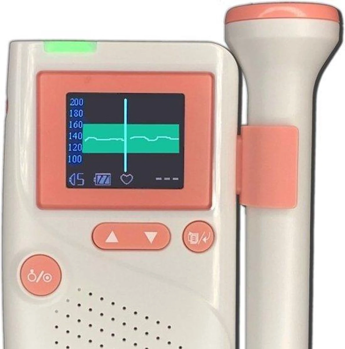 Luxe Doppler Digitaal 2-in-1 Met LCD Kleurenscherm - Hartslag Met Grafiek Weergave - Gratis Grote Tube Gel 7 Luxe Doppler Digitaal 2-in-1 Met LCD Kleurenscherm - Hartslag Met Grafiek Weergave - Gratis Grote Tube Gel - Afbeelding 7