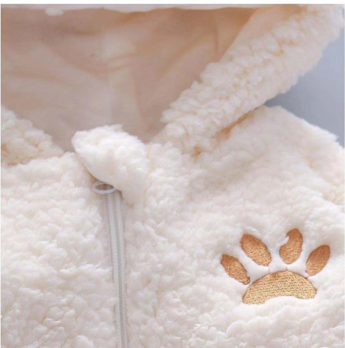 Budino Luxe Baby Pyjama Romper Onesie Dear Beer Dier - Wit - 3 Mnd 9 Budino Luxe Baby Pyjama Romper Onesie Dear Beer Dier - Wit - 3 Mnd - Afbeelding 9