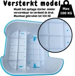 UkkieBoo Opstapje - Max 100kg - Blauw - Antislip Krukje - Wc Krukje - Kinder Opstapjes - Wc Trainer - Wc Kinderhulp - Toilet Trainer - Eerste Opstapje - Opstapje - Kruk - Opstapkrukje - Baby Opstapje - Veilig - Keuken Opstapje - Trapje -Pasgeborenen En Jonge Kinderen 1190x1200 6