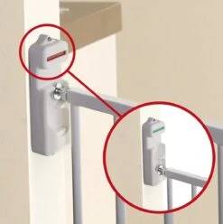 Dreambaby Broadway Gro-Gate Extra Breed Traphek | Wit -Pasgeborenen En Jonge Kinderen 1193x1200 12