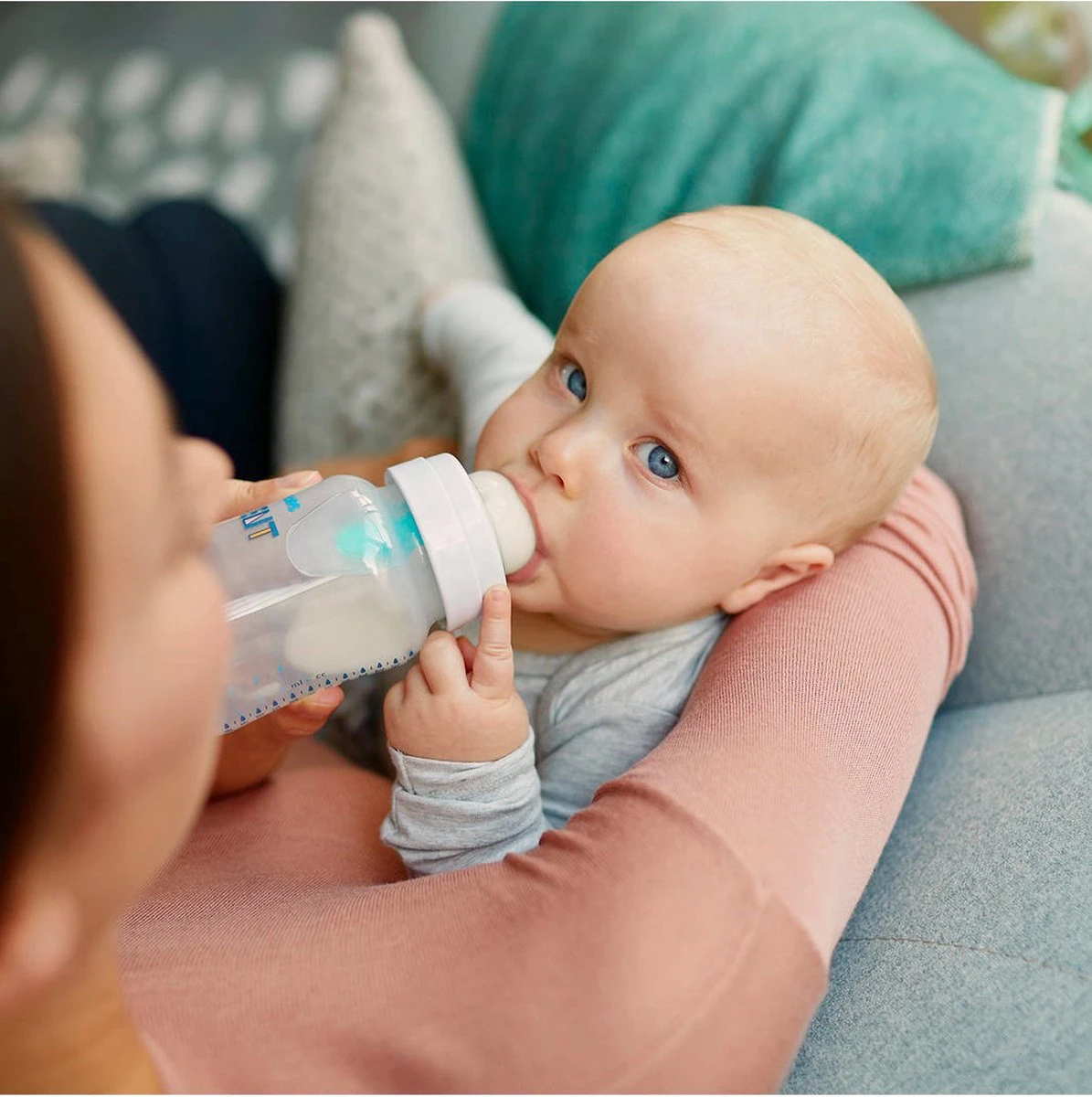 Philips Avent SCD809/01 Anti-Colic Combi Babyfles (125ml) + (260ml) Met AirFree Ventiel 3 Philips Avent SCD809/01 Anti-Colic Combi Babyfles (125ml) + (260ml) Met AirFree Ventiel - Afbeelding 3
