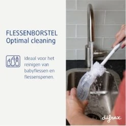 Difrax Newborn Babystartpakket Met Flessenborstel & Flessenspenen Maat M -Pasgeborenen En Jonge Kinderen 1196x1200 14