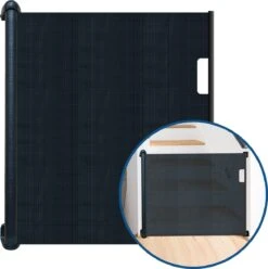 SafeStart Trap Hekje – Oprolbaar Veiligheidshek – Kinder & Hondenhek – Baby Veiligheid - Zwart