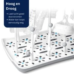 Flessen Droogrek - Flessenrek Baby - Flessendrager - Afdruiprek Babyfles - Flessen Druiprekje - Droogrek Flessen - Flessendroger -Pasgeborenen En Jonge Kinderen 1196x1200 3