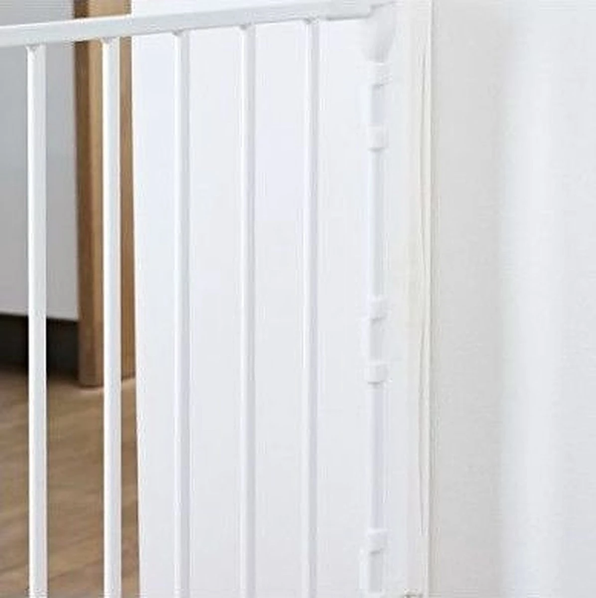 BabyDan Traphekje Haardbescherming Flex Xl 90 - 278 Cm Metaal Wit 4 BabyDan Traphekje Haardbescherming Flex Xl 90 - 278 Cm Metaal Wit - Afbeelding 4