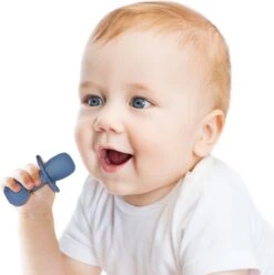 JU&MP Kinderbestek - Baby - 2 Baby Lepeltjes En Vorkjes - Baby Bestek - BPA-Vrij - Blauw Grijs -Pasgeborenen En Jonge Kinderen 1197x1200 21