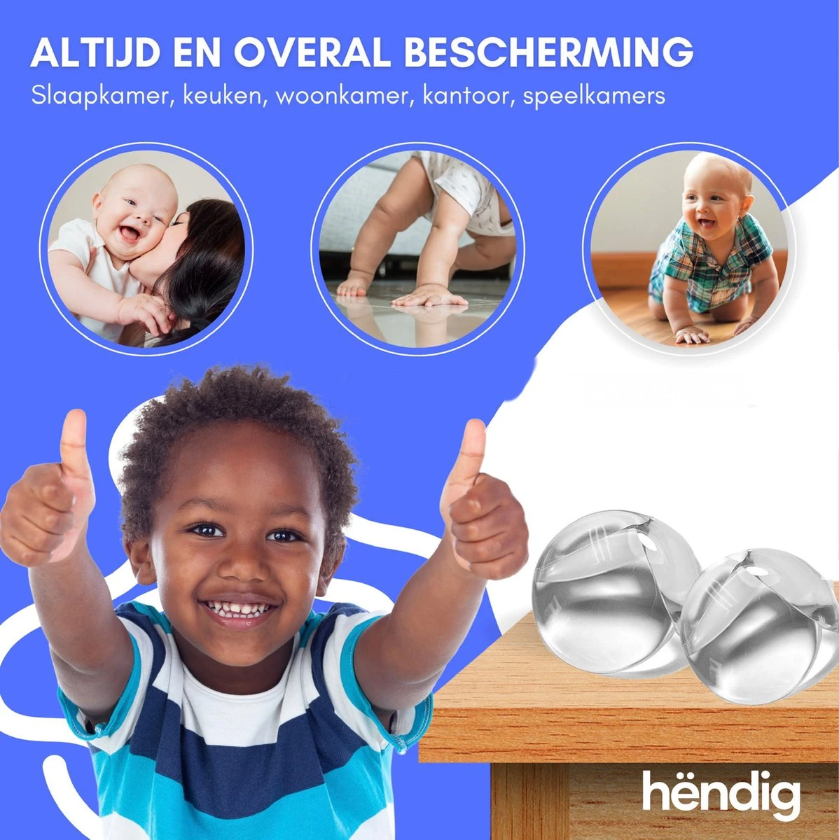 Merkloos Hoekbeschermers Baby - 12 Stuks - Tafelhoek Beschermers - Hoekbeschermers Tafel - Ronde Vorm 6 Merkloos Hoekbeschermers Baby - 12 Stuks - Tafelhoek Beschermers - Hoekbeschermers Tafel - Ronde Vorm - Afbeelding 6