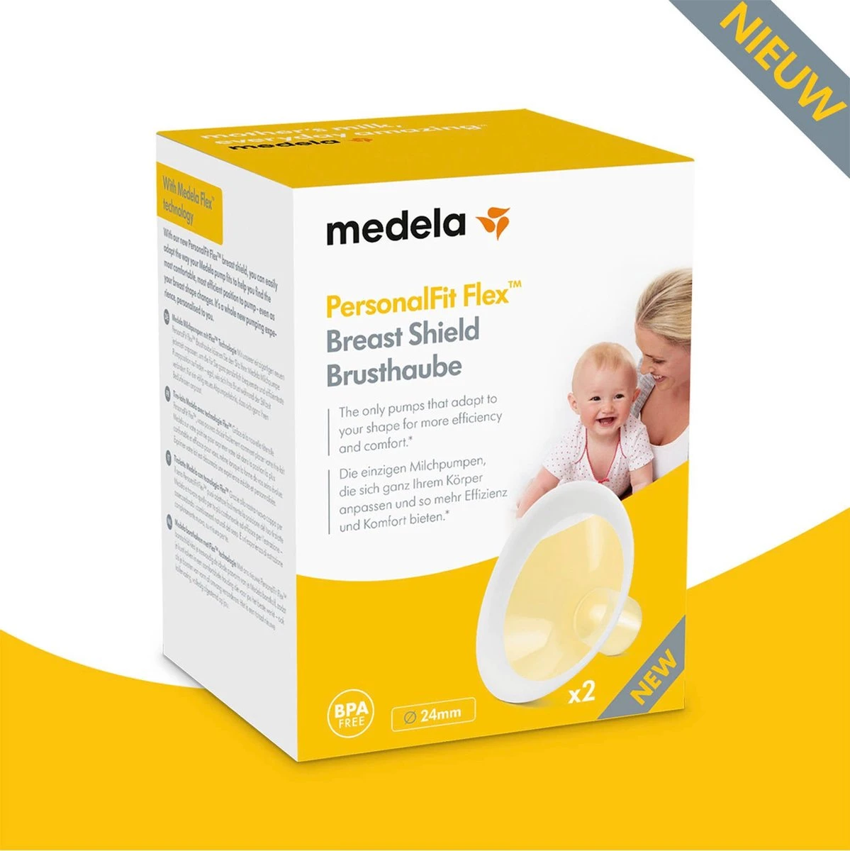 Medela Personal Fit Flex Borstschild Met Zachte Rand - 2 Stuks - Maat XL - 30 Mm 10 Medela Personal Fit Flex Borstschild Met Zachte Rand - 2 Stuks - Maat XL - 30 Mm - Afbeelding 10