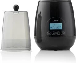 Alecto BW700BK - Snelle Digitale Flessenwarmer 500W Voor Opwarmen, Steriliseren En Ontdooien - Inclusief Stoomkap - Bediening Via Display - Zwart -Pasgeborenen En Jonge Kinderen 1200x1002