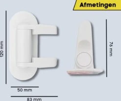 Merkloos Deurklink Vergrendeling Voor Kinderen / Huisdieren - Kinderslot Deur -Pasgeborenen En Jonge Kinderen 1200x1004 4