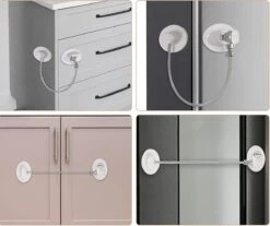 Deur - Raam Beveiliging Met Sterke 3M Tape & Reservesleutel - Wit Kast Lade Koelkast Slot - Baby Beveiliging -- Kinderslot Kinderbeveiliging - Raam Veiligheid 29 Deur - Raam Beveiliging Met Sterke 3M Tape & Reservesleutel - Wit Kast Lade Koelkast Slot - Baby Beveiliging -- Kinderslot Kinderbeveiliging - Raam Veiligheid -Pasgeborenen En Jonge Kinderen 1200x1005 9