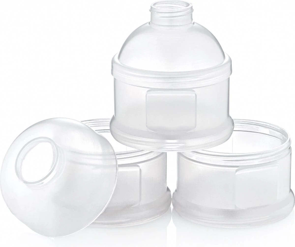 Melkpoedercontainer Babyjem 3-laags Blauw 5 Melkpoedercontainer Babyjem 3-laags Blauw - Afbeelding 5
