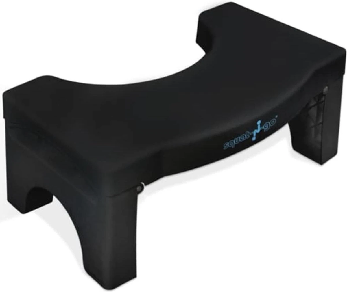 Squat-n Go Toiletkrukje Inklapbaar Zwart - Juiste Houding Op Toilet 1 Squat-n Go Toiletkrukje Inklapbaar Zwart - Juiste Houding Op Toilet