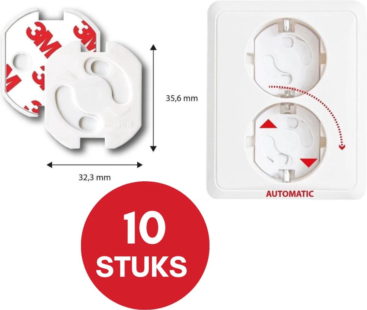 Supertarget Stopcontact Beveiliging 10 Stuks In Plastic Verpakking 3M - Zelfklevende Stopcontact Beveiligers 10 Stuks - Stopcontact Beschermers 10 Stuks - Zelfklevende Stopcontact Beveiligers 10 Stuks - Bescherming - Kind - 10 Stuks 1 Supertarget Stopcontact Beveiliging 10 Stuks In Plastic Verpakking 3M - Zelfklevende Stopcontact Beveiligers 10 Stuks - Stopcontact Beschermers 10 Stuks - Zelfklevende Stopcontact Beveiligers 10 Stuks - Bescherming - Kind - 10 Stuks