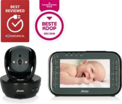 Alecto DVM200BK - Babyfoon Met Camera - Op Afstand Beweegbaar - Zwart