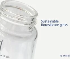 Difrax Glazen Babyfles 250 Ml Natural - Anti-Colic - Blauw - 1 Stuk 22 Difrax Glazen Babyfles 250 Ml Natural - Anti-Colic - Blauw - 1 Stuk -Pasgeborenen En Jonge Kinderen 1200x1022