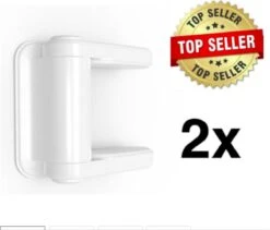 Dabé Deur Vergrendeling Baby - Deurklink - Deurklink Vergrendeling - Deurklink Bescherming - Kinderbeveiliging - Baby Proof - Kinderslot Baby - Baby Veiligheid - Deurbeveiliging Kind - Wit - Deurklink Beveiliging