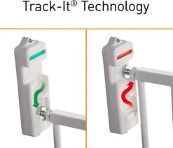 Dreambaby Broadway Gro-Gate Extra Breed Traphek | Wit -Pasgeborenen En Jonge Kinderen 1200x1030 3