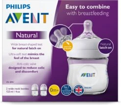 Philips Avent Natural Babyfles - SCF033/14 Babyfles (1m+) Voor Langzame Toevoer - 1x 21 Philips Avent Natural Babyfles - SCF033/14 Babyfles (1m+) Voor Langzame Toevoer - 1x -Pasgeborenen En Jonge Kinderen 1200x1033 1