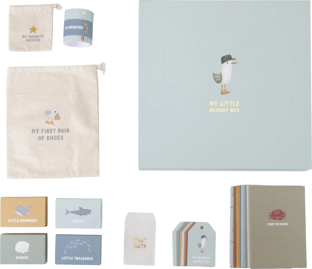 Little Dutch Memorybox - Herinneringendoos - Sailors Bay - FSC 1 Little Dutch Memorybox - Herinneringendoos - Sailors Bay - FSC