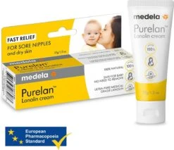 Medela Purelan Tepelzalf Lanoline Tepelcreme Snelle Verlichting Bij Pijnlijke Tepels - Tube 37gr -Pasgeborenen En Jonge Kinderen 1200x1034