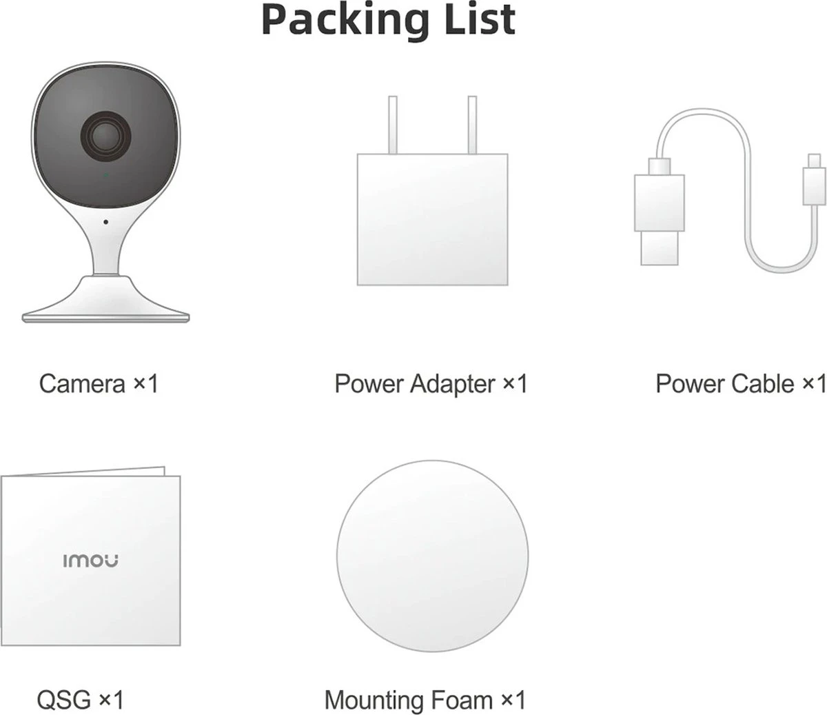 Babyfoon Met Camera - Met App - Geluid En Bewegingsdetectie - 32 Gb SD Card - Nachtvisie - Full HD - Wifi - Wit 2 Babyfoon Met Camera - Met App - Geluid En Bewegingsdetectie - 32 Gb SD Card - Nachtvisie - Full HD - Wifi - Wit - Afbeelding 2