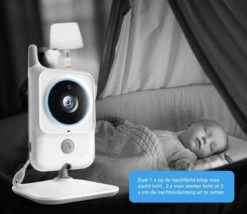 Orretti® V9 Babyfoon Met Camera Met Nachtlampje - Krachtige Batterij - Beter Zendbereik - Groot LCD Scherm - Terugspreekfunctie - Temperatuurbewaking - Slaapliedjes - Lange Afstand En Hoge Batterij Capaciteit - Wit 18 Orretti® V9 Babyfoon Met Camera Met Nachtlampje - Krachtige Batterij - Beter Zendbereik - Groot LCD Scherm - Terugspreekfunctie - Temperatuurbewaking - Slaapliedjes - Lange Afstand En Hoge Batterij Capaciteit - Wit -Pasgeborenen En Jonge Kinderen 1200x1041