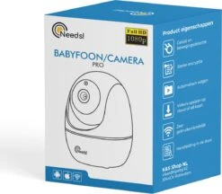Needs!® Full HD Wifi Babyfoon Met Camera WS-Q100BL PRO - En App - Camera Beveiliging – Wifi Camera – Geluid En Bewegingsdetectie - Automatisch Volgen - 1080p – Babyfoon – 4g/5g – Zwart -Pasgeborenen En Jonge Kinderen 1200x1050 3