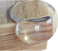 Zelfklevende Hoekbeschermers Set 12 Stuks - Transparante Hoekbescherming - Baby & Kind Veiligheid - Eldur Meubel Beschermhoeken- Stootkussen - Stootrand -