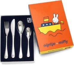 Zilverstad - Kindercouvert 4-delig Nijntje Voertuigen RVS 18/10 -Pasgeborenen En Jonge Kinderen 1200x1061 1