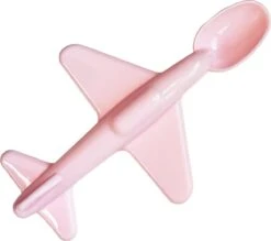 Merkloos Kinder Vliegtuig Lepel - Baby Lepel - Roze