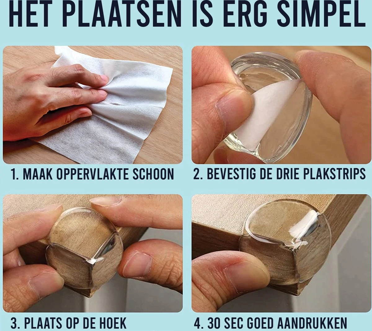 Merkloos Hoekbeschermers 12 Stuks Tafel Hoekbeschermer Baby - Transparant Ronde Vorm 3 Merkloos Hoekbeschermers 12 Stuks Tafel Hoekbeschermer Baby - Transparant Ronde Vorm - Afbeelding 3