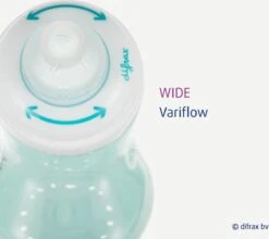 Difrax 1-2-3 Natural Flessenring Met Flessenspeen Voor Smalle Babyflessen -Pasgeborenen En Jonge Kinderen 1200x1071