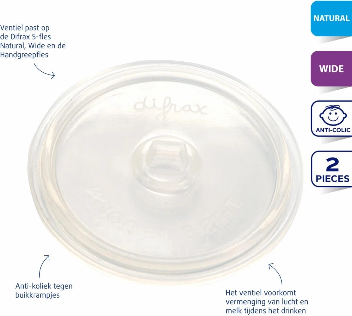 Difrax S-Fles Ventiel 6 Difrax S-Fles Ventiel - Afbeelding 6